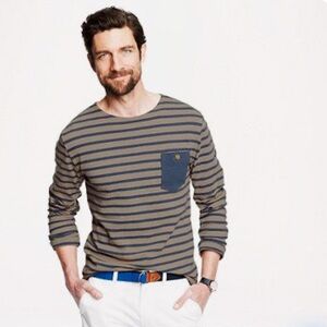 NEW with tags, Saint James x Twothirds for J.Crew Striped Shirt
